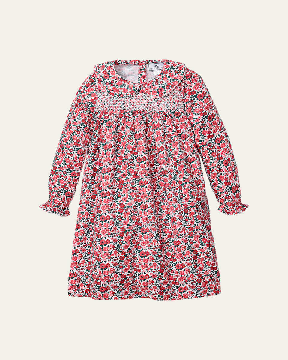 Girl's Eloise Fleurs de Bois Nightgown, Size 6M-14